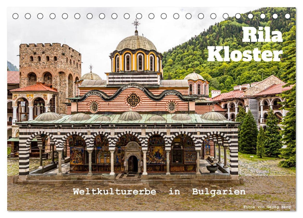 Rila Kloster – Weltkulturerbe in Bulgarien (Tischkalender 2026 DIN A5 quer), CALVENDO Monatskalender: Kulturelles Kleinod im Rila-Gebirge (CALVENDO Orte) - Image 1