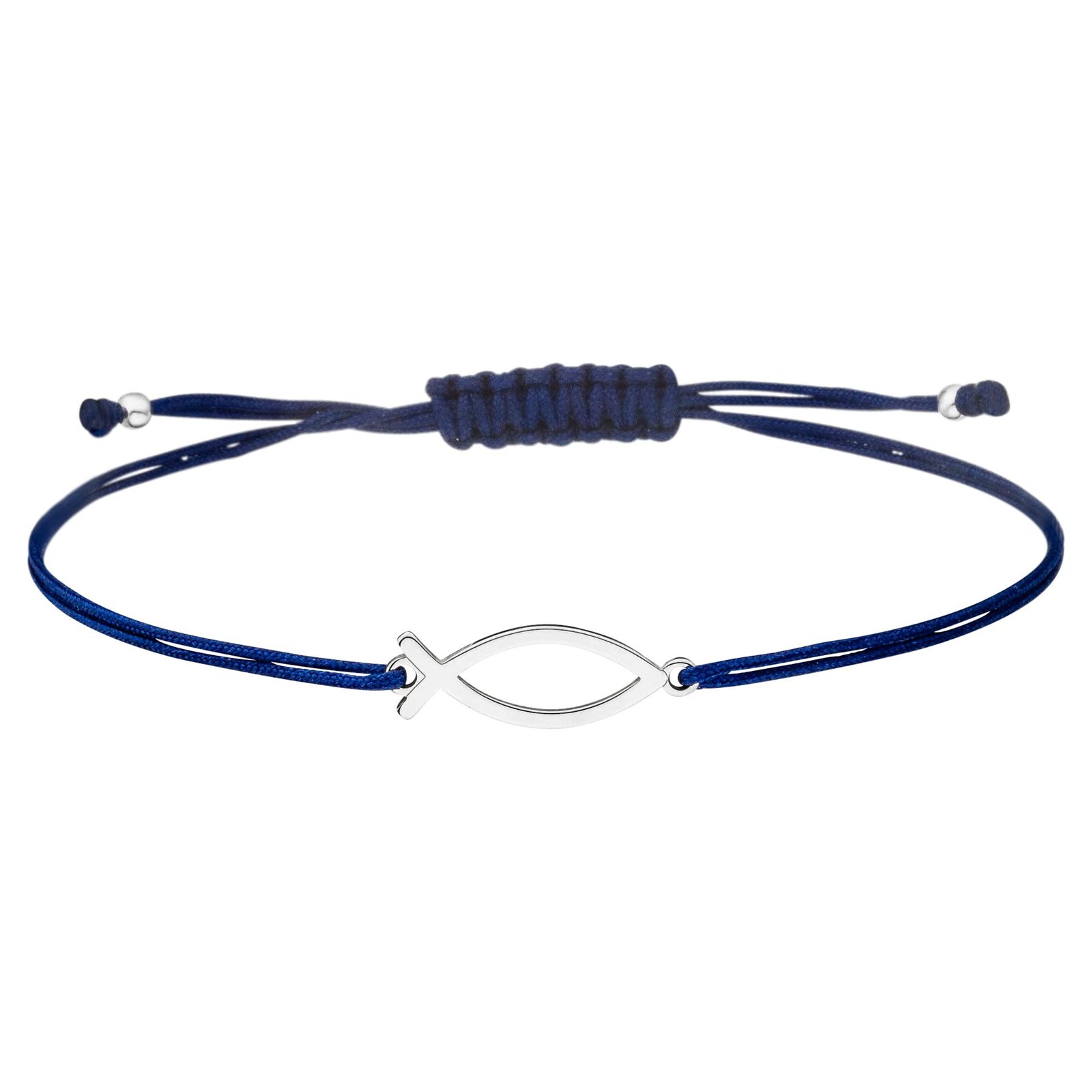 SCHOSCHON Armband ICHTHYS Fisch-Symbol 925 Silber Geschenk für Mädchen zur Erstkommunion, Firmung oder Konfirmation - Image 1