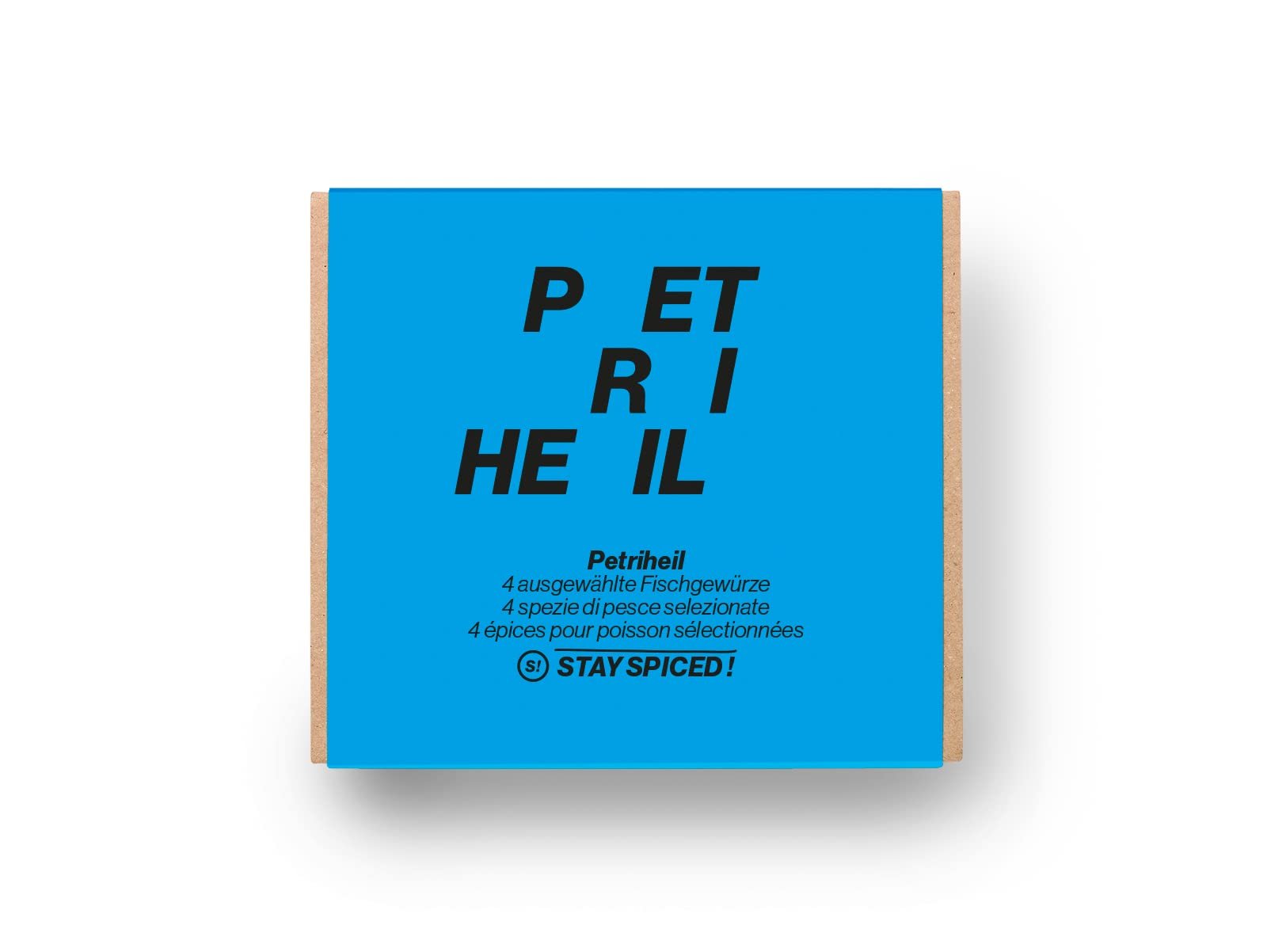 STAY SPICED ! Geschenkbox „Petri Heil“ mit 4 ausgewählten Fischgewürzen aus der Gewürzmanufaktur I ideal als Geschenk für Mann und Frau - Image 1