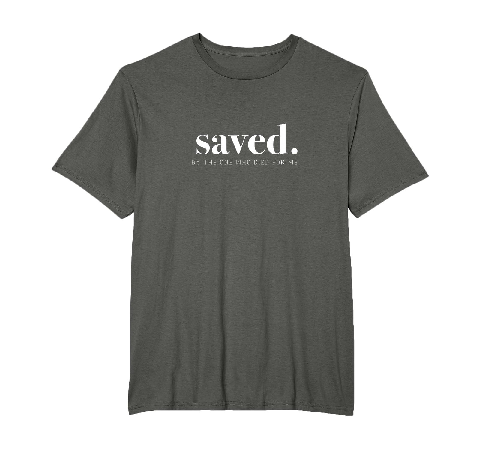 Saved by Jesus Christus Kirche Glaube T-Shirt - Image 1