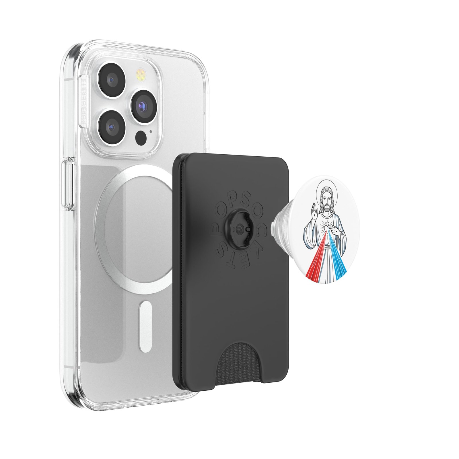 Sonntag der göttlichen Barmherzigkeit: Jesus, katholisch PopSockets PopWallet für MagSafe - Image 3