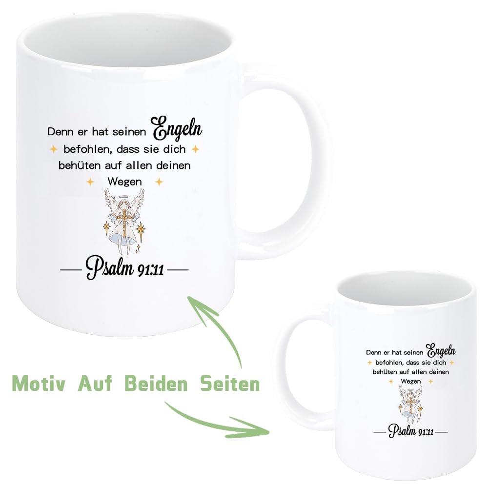 Spirituelle Geschenke Christliche Tasse Mit Bibelvers Konfirmation Geschenk Mädchen Weihnachtsgeschenke Motivationsgeschenk Religiöse Geschenke Firmung Geschenk (Weiß) - Image 4