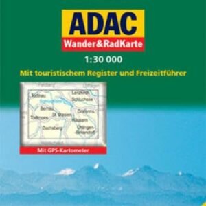 St. Blasier-Land, Bernau, Tostmoos, Schluchsee: 1:30000. Schwarzwald. GPS-genau: Mit ToppTipps, ADAC-geprüfteTop-Tipp-Touren. Mit touristischem ... GPS-genau (ADAC Rad- und WanderKarte) - Image 1