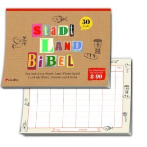 Stadt, Land, Bibel: Das beliebte Stadt-Land-Fluss-Spiel rund um Bibel, Glaube und Kirche - Image 1