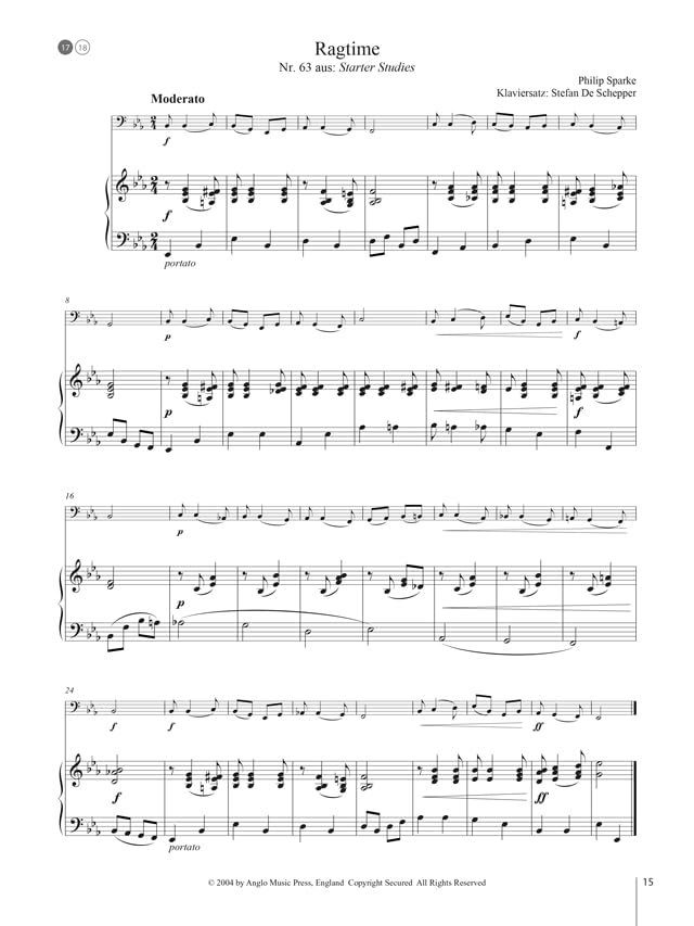Starke Töne - Tuba und Klavier. Enthält CD - Image 3