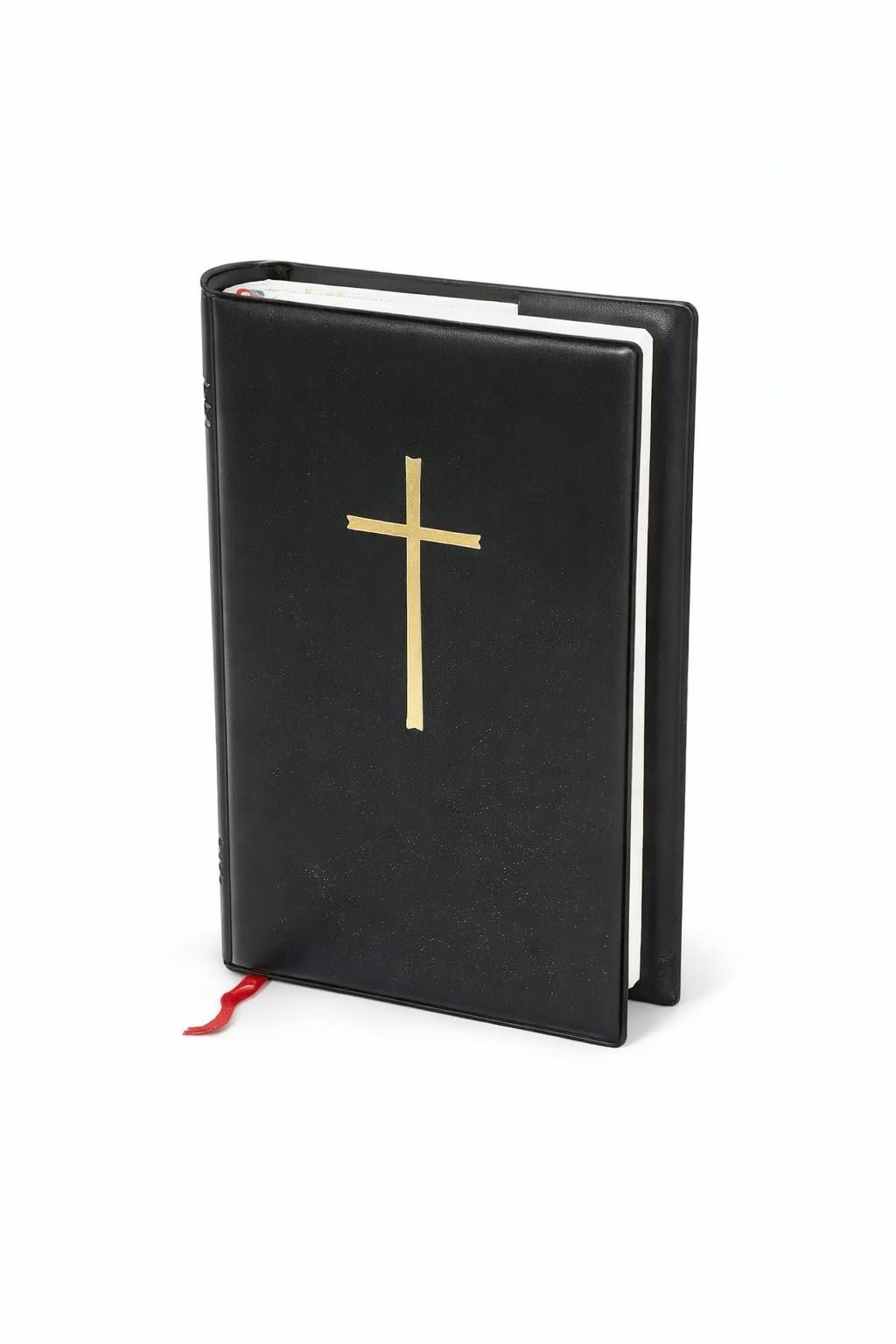 Steckhülle für GOTTESLOB SCHWARZ passend für AKTUELLE AUSGABE mit GOLDKREUZ schützende Hülle für GEBETBUCH oder KIRCHENLIEDERBUCH von MaMeMi - Gotteslobhülle 18 x 12 x 4 cm - Image 1