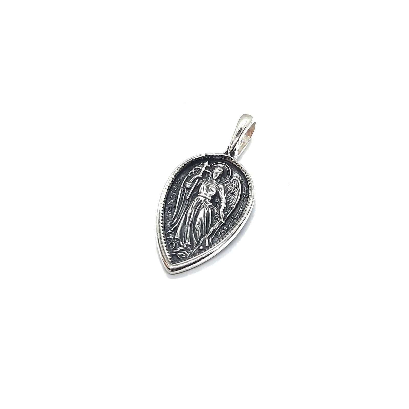 Sterling Silber Anhänger Erzengel Michael massiv punziert 925 - Image 6