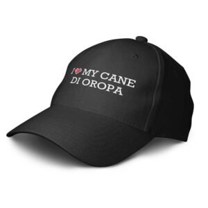 TZGH Lustige kleine Mütze "I Love My Cane Di Oropa Casquette" Cool Dad Hat, farbig, M - Image 1