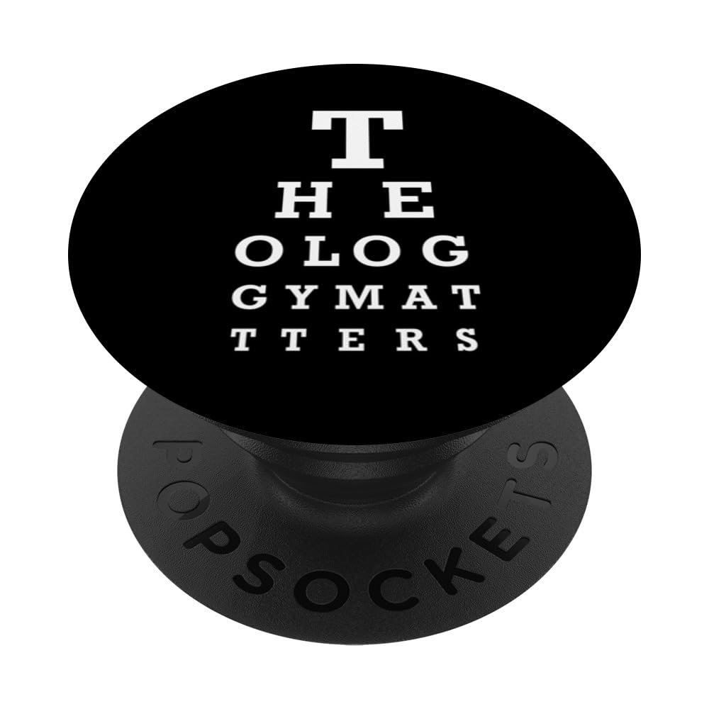 Theologie zählt – Augendiagramm – Christliche Bibelstudie PopSockets Klebender PopGrip - Image 1