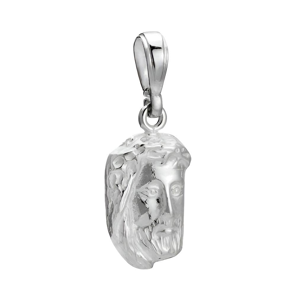 Ulex Premium 925 Sterling Silber Anhänger Medaillon Muttergottes der immerwährenden Hilfe poliert edel religiös Schutz Schmuck - Image 1