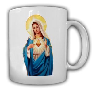 Unbeflecktes Herz Maria Muttergottes Jungfrau Maria Gott Kaffee Tasse #27552 - Image 1