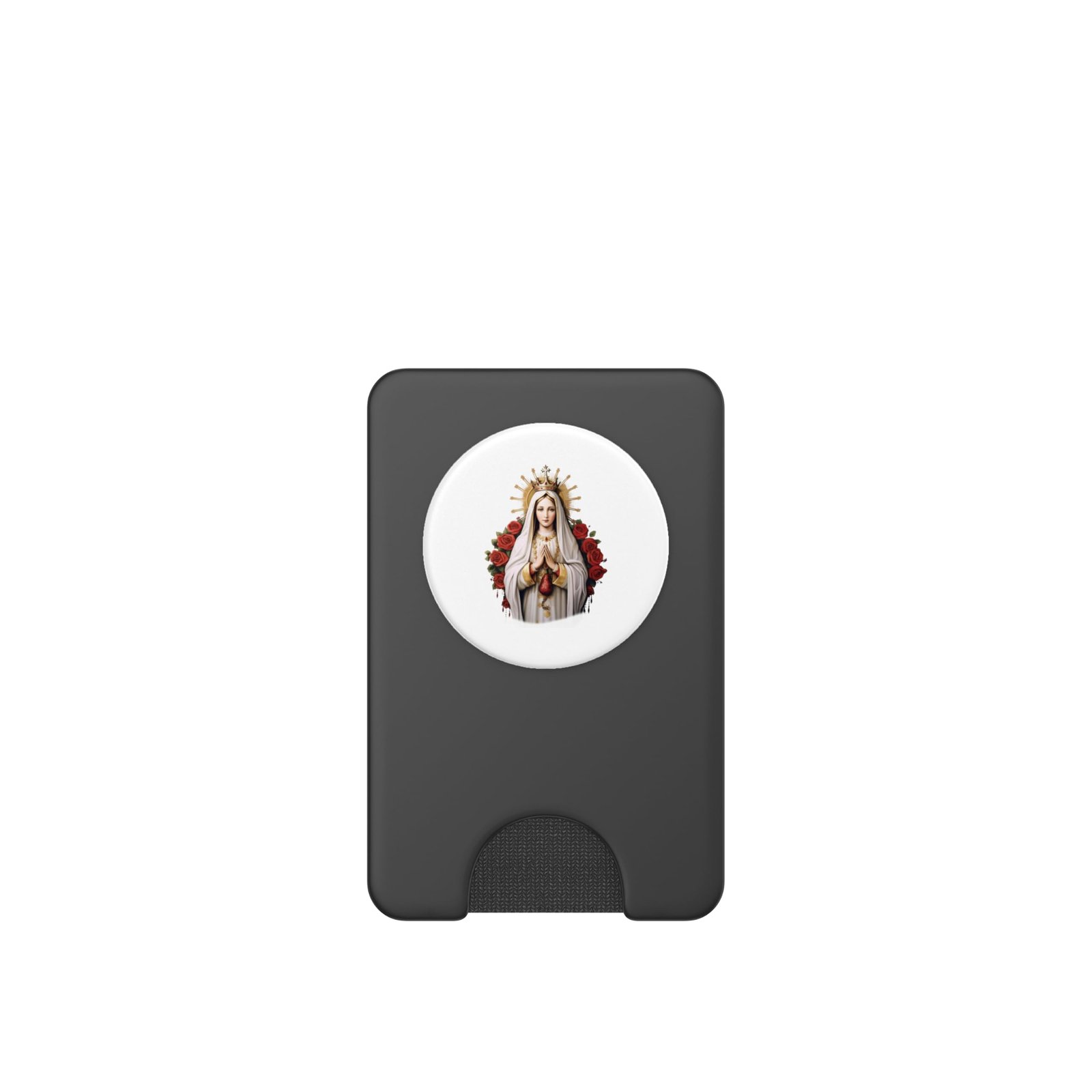 Unsere Liebe Frau von Fatima mit Rosenkranz katholischer christlicher Glaube PopSockets PopWallet für MagSafe - Image 2