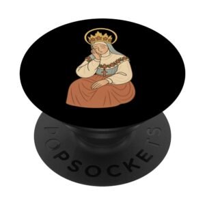 Unsere Liebe Frau von La Salette – katholisch PopSockets Klebender PopGrip - Image 1