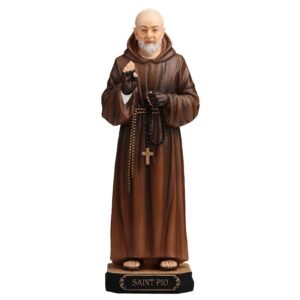 Veronese Design Heiliger Pio von Pietrelcina Padre Pio aus Polyresin, handbemalt, religiöse Sammlerfigur, Statue, 16,5 cm - Image 1