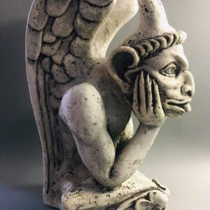 Vianaya Gargoyle de Paris Notre Dame – Modell Penseur – Maxi Größe 32 cm – Material Platre – Qualität Made in France - Image 1