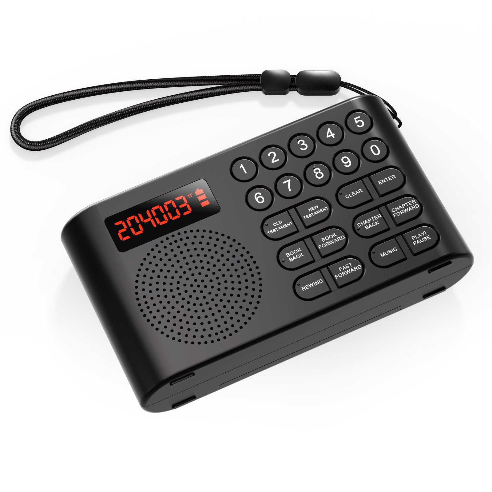 VigorKeeper KJV Audio-Bibelspieler, komplette nicht-dramatische King James Version, sprechende Bibel-Audio, One-Touch-Play, kein Schielen zu lesen, 26 Stunden Spielzeit, ideales Geschenk für Senioren - Image 1