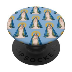 Virgen De La Caridad Del Cobre. Muster Nr. 3 PopSockets mit austauschbarem PopGrip - Image 1