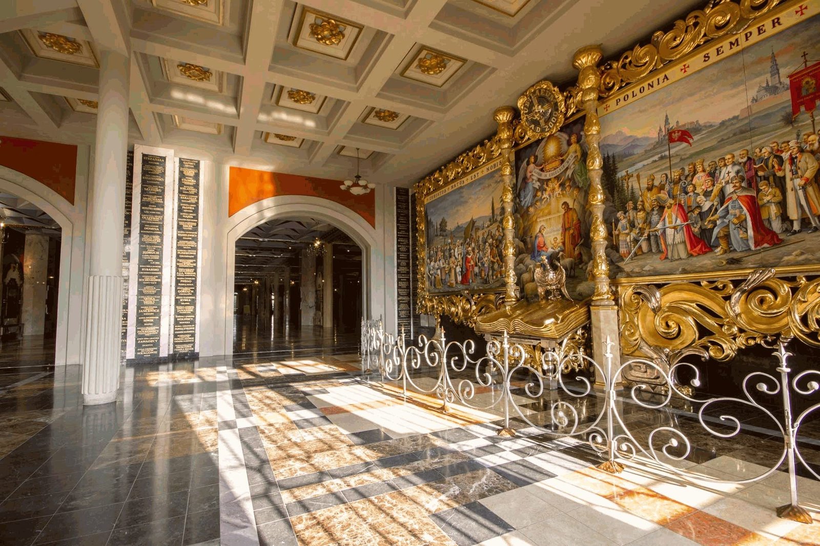 Vlies Fototapete DIE BASILIKA DER MUTTERGOTTES VON LICHEN 375 x 250 cm (inkl. Kleister) - Vlies Tapete, Wandtapete, Wandbilder - Tapete für Wohnzimmer Schlafzimmer, Büro, Küche - Montagefertig - Image 2