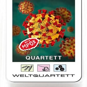 WESTCRAFT Spielquartett Karten Quartett Spiel Tyrannen I-IV Ungeziefer Marien-Erscheinung Junkfood Seuchen (Seuchen (1)) - Image 1