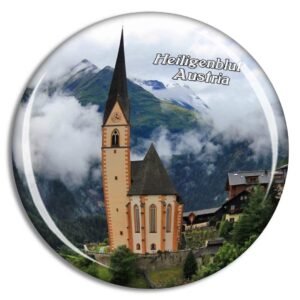 Weekino Heiligenblut Großglockner Österreich Kühlschrankmagnet 3D Kristallglas Touristische Stadtreise Souvenir Collection Geschenk Starker Kühlschrank Aufkleber - Image 1