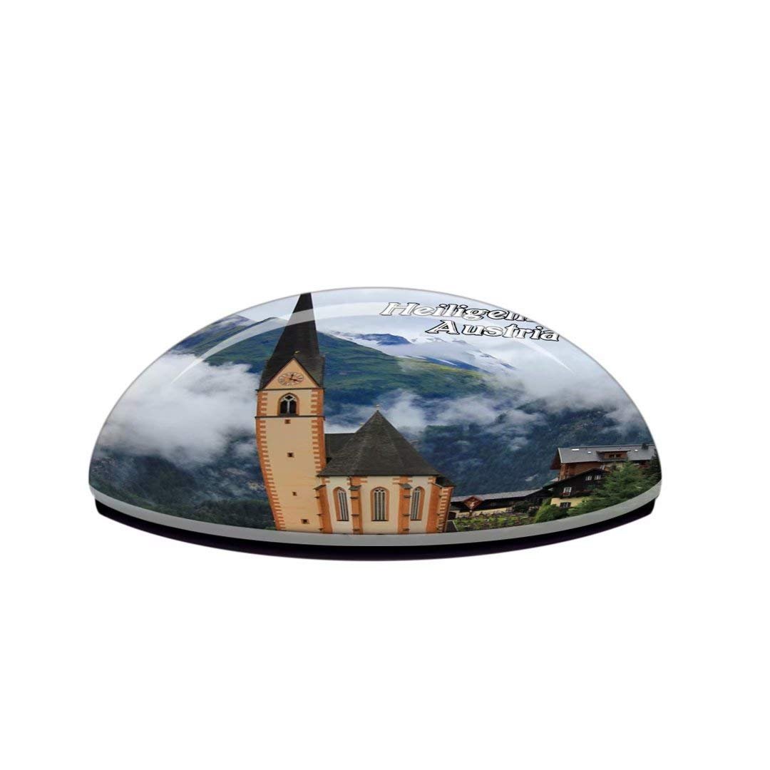 Weekino Heiligenblut Großglockner Österreich Kühlschrankmagnet 3D Kristallglas Touristische Stadtreise Souvenir Collection Geschenk Starker Kühlschrank Aufkleber - Image 2