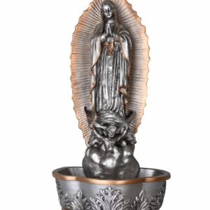 Weihwasserbecken Shabby Chic Madonna Weihwasserschale Madonnenfigur wu76802ab Palazzo Exklusiv - Image 1