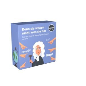 Winkee - Verrückte Gesetze Quiz | Verblüffendes Kartenspiel | 100 Quizfragen | Wissensspiel | Spiel für Erwachsene | Quiz Karten mit Fragen | Geschenk für Weihnachten, Geburtstag, Party - Image 1