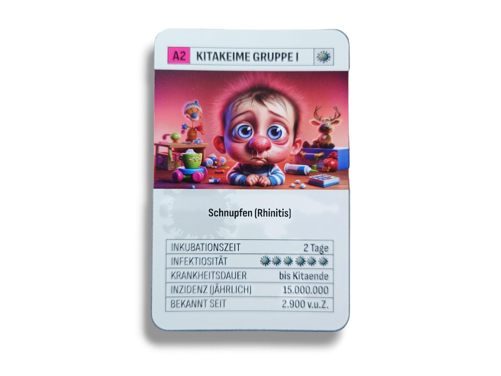 ZYZYZK Katja Berkowsky Quartett Kartenspiel Kitakeime - Kartenspiel, 36+ Jahre, Handgemacht, Unisex, Kind, Deutsch - Image 4