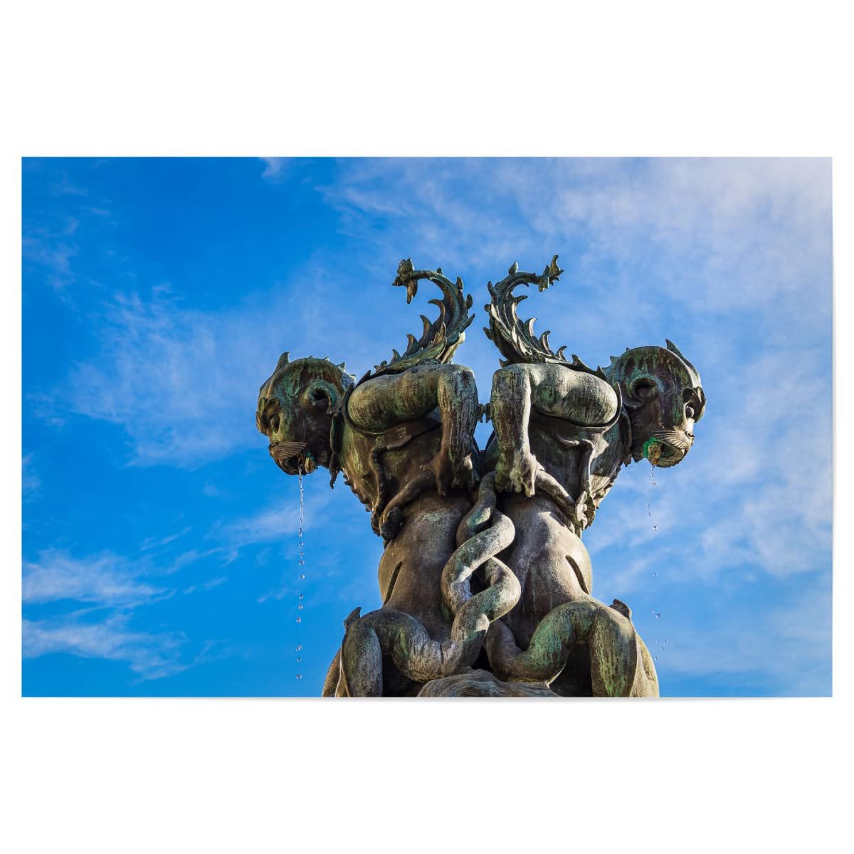artboxONE Poster 60x40 cm Reise Detail eines Brunnen - Bild florenz architektur bauwerk - Image 1