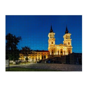 artboxONE-Puzzle L (500 Teile) Architektur Die Wallfahrtskirche Maria Radna - Puzzle Maria radna Banat beleuchtet - Image 1