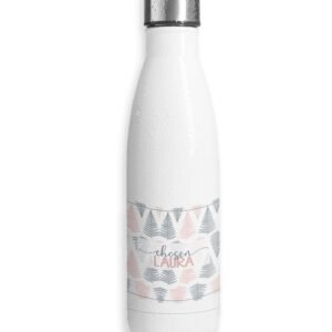 timalo SALT-AND-LIGHT® Christliche Thermosflasche personalisierbar mit Namen | Edelstahl Trinkflasche Geschenk für Kinder Frauen 350mL | Chosen | mug-christA-55 - Image 1